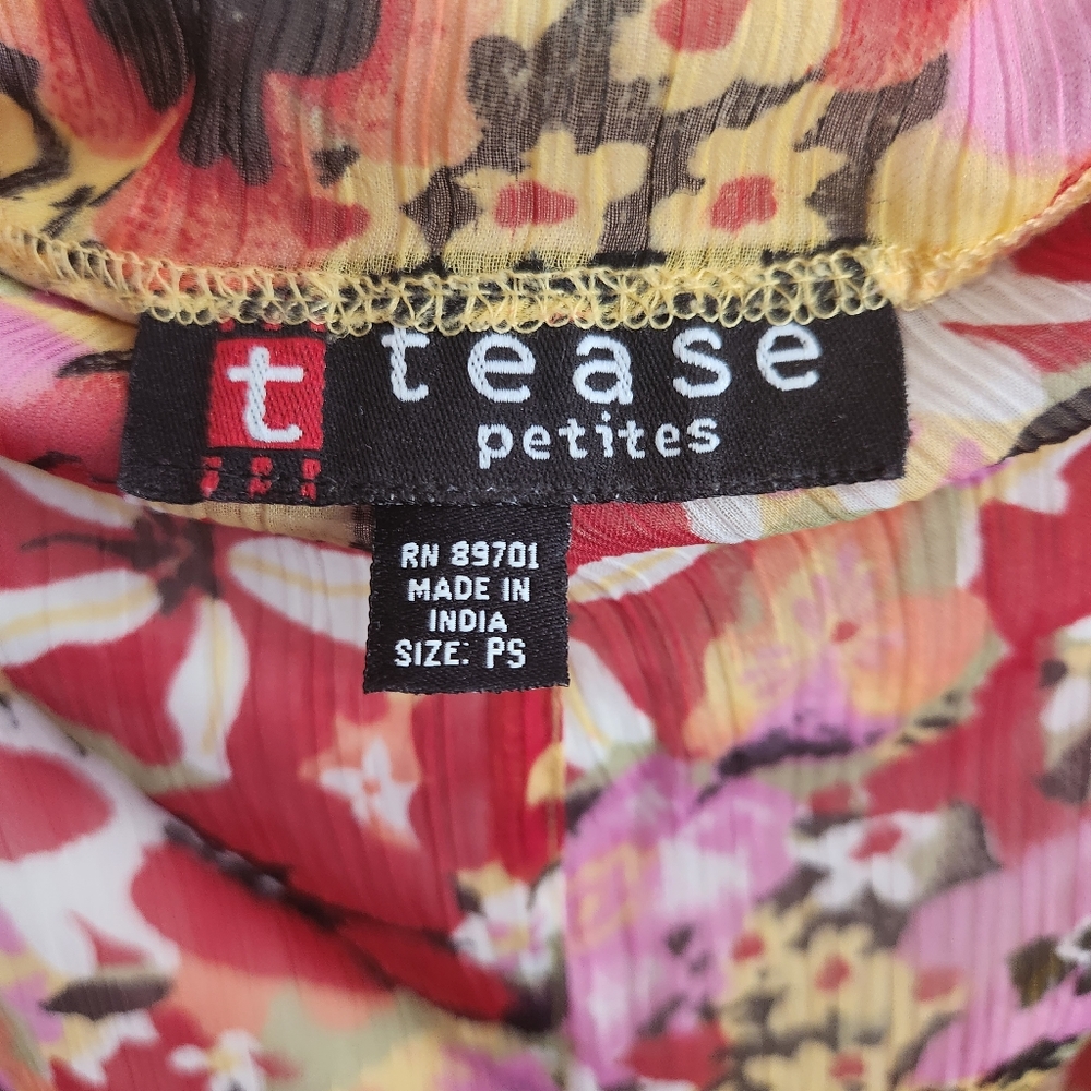 Tease Flowy Floral Skirt Size S Petite - Picture 3 of 4